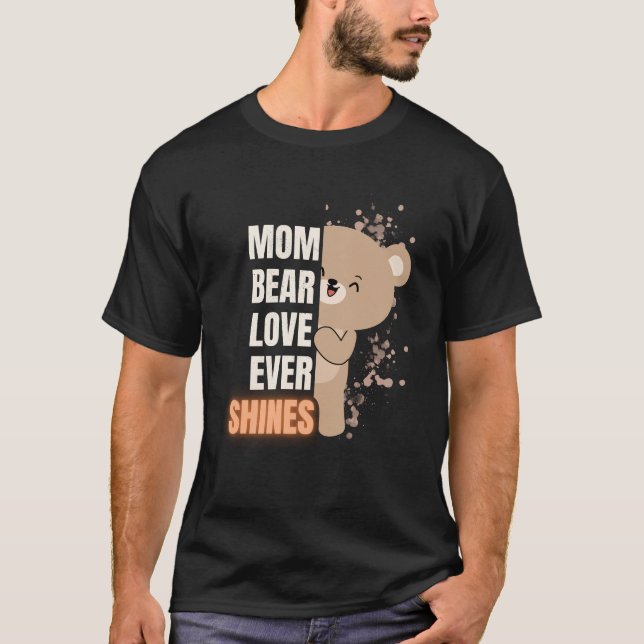 Mama Bear Shirt Cute Graphic Design (Vorderseite)