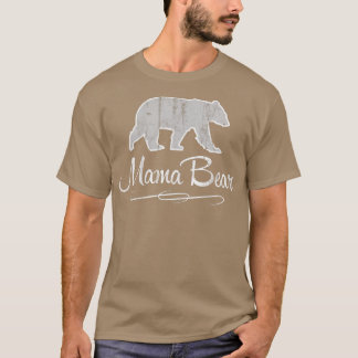 Mama Bear Shirt Graphic T-Shirt Matching Family