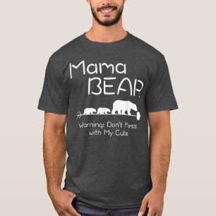 Mama Bear Shirt - Warnung nicht mit den Jungs verw