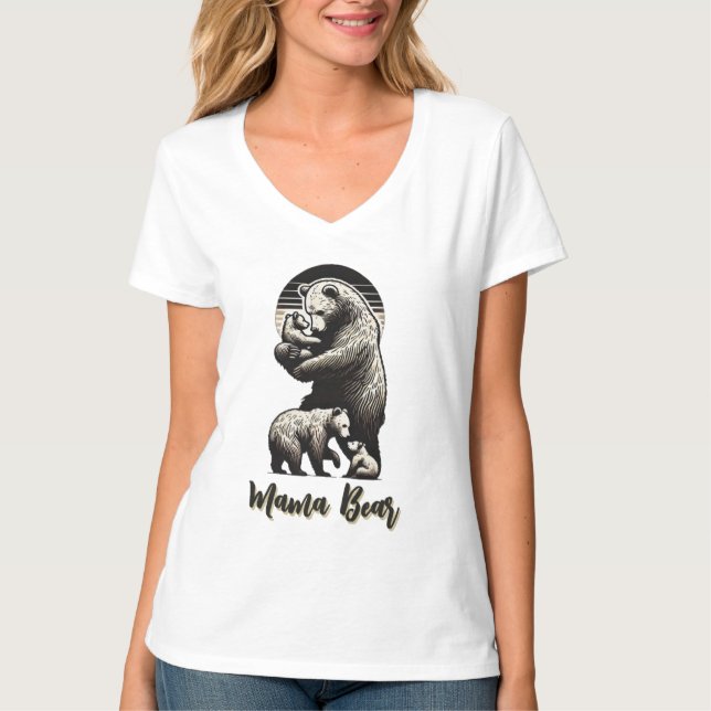 Mama Bear T-Shirt (Vorderseite)