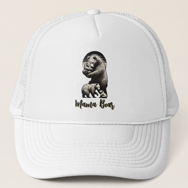 Mama Bear Trucker Hat Truckerkappe (Vorderseite)