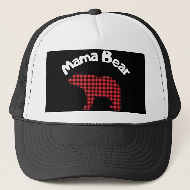 Mama Bear Truckerkappe (Vorderseite)