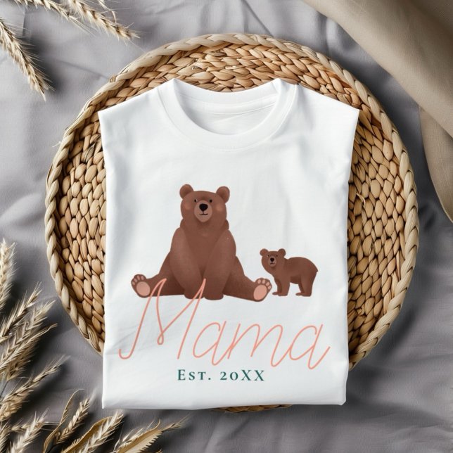 Mama Bear und Baby Niedlich Mother T-Shirt (Von Creator hochgeladen)