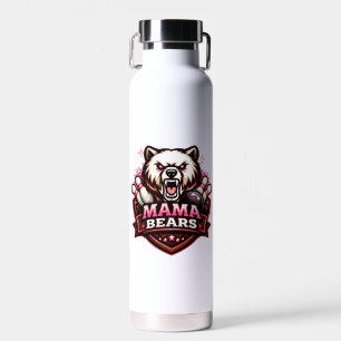 Mama Bears Damen-Bowlingteam-Logo Trinkflasche