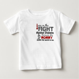 Mama bedeutet Welt zu mir Diabetes Baby T-shirt