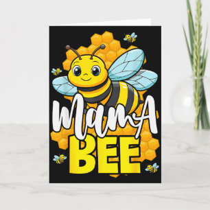 Mama Bee Familien-Biene Erstes Biene-Tages-Outfits Karte