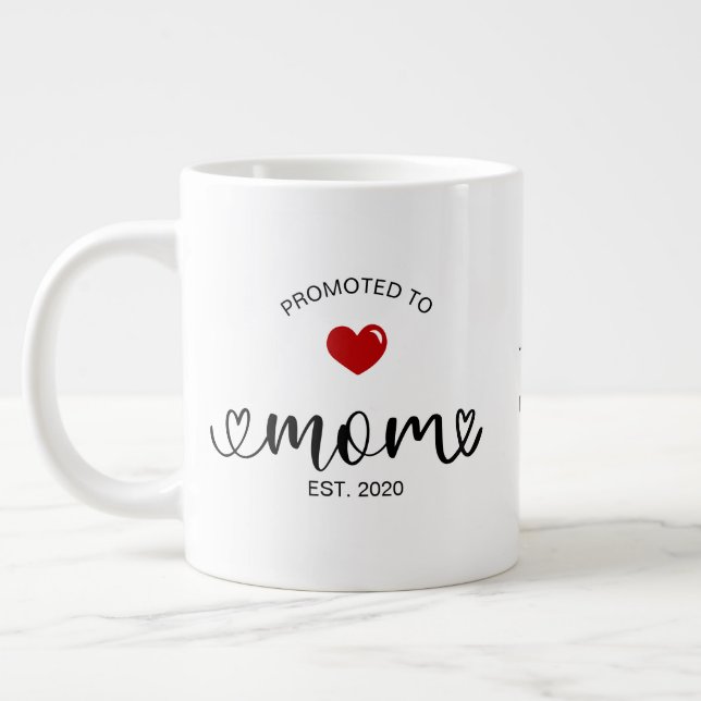 Mama Befördert Zu Mama Jumbo-Tasse (Links)