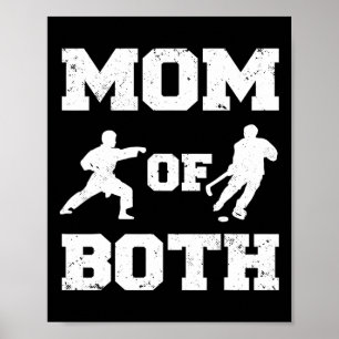 Mama beider Funny Hockey Karate Mama Poster