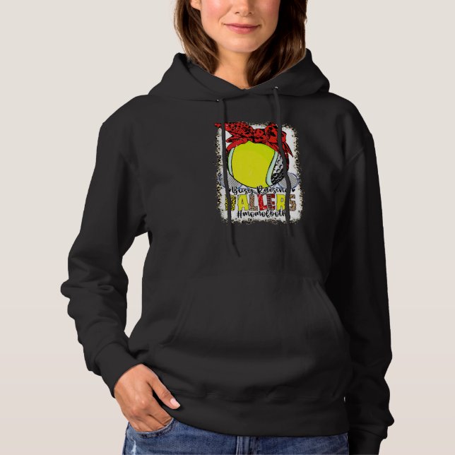 Mama beider Golfplätze belebt Baller Mama L Hoodie (Vorderseite)