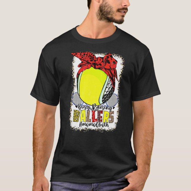Mama beider Golfplätze belebt Baller Mama L T-Shirt (Vorderseite)