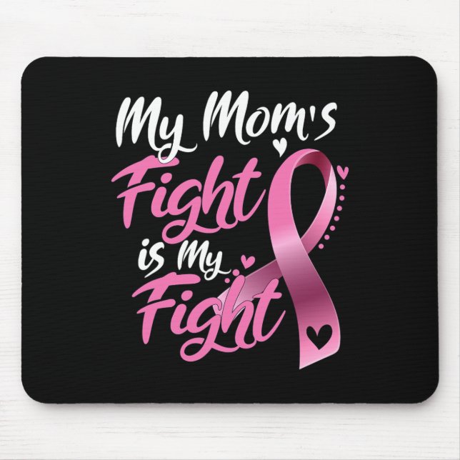 Mama bekämpft Brustkrebs 1 Mousepad (Vorne)
