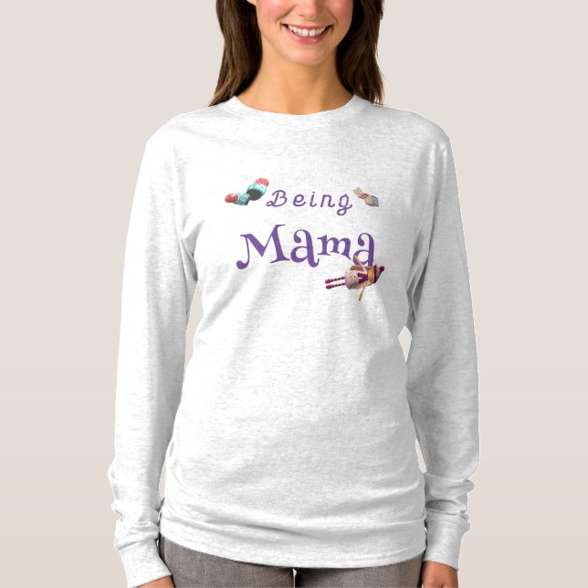 Mama benutzerdefinierbar T-Shirt (Vorderseite)