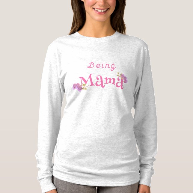 Mama benutzerdefinierbar T-Shirt (Vorderseite)