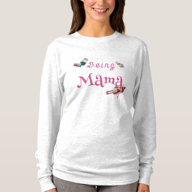 Mama benutzerdefinierbar T-Shirt (Vorderseite)