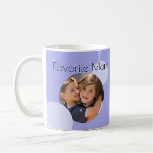Mama Benutzerdefinierte Foto Bluepunkte Kaffeetasse