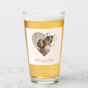 Mama benutzerdefinierter Name & Foto Personalisi Glas