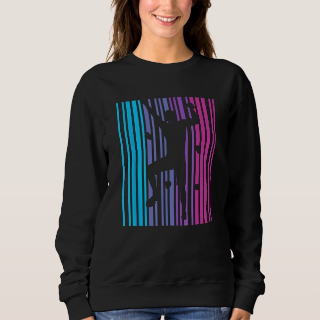 Mama Bergsteigen und Klettern Sweatshirt (Vorderseite)