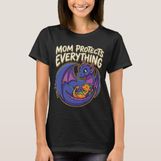 Mama beschützt alles Fantasy-Kunst T-Shirt