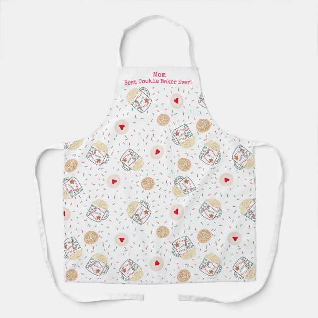 Mama Best Cookie Baker All-over Print-Schürze Schürze (Vorderseite)