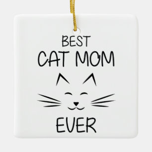 Mama - Beste Katze-Mama aller Zeiten Keramikornament