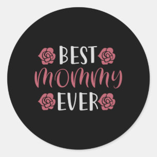 Mama - Beste Mama überhaupt Runder Aufkleber