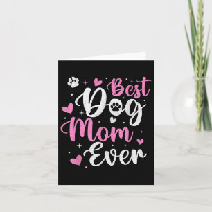 Mama Bester Hund je Funny Dog Mama Mama Mütter Tag Karte