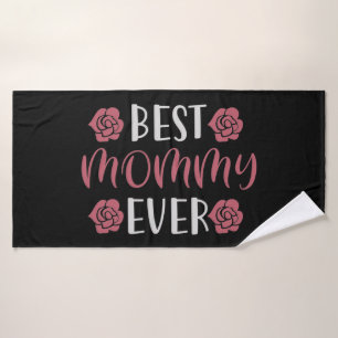 Mama - Bestes Mommy Ever Badetuch Badehandtuch