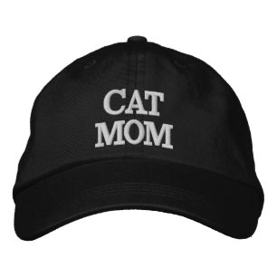 Mama bestickte Hülle, Trendy Cat Lover Baseballkappe