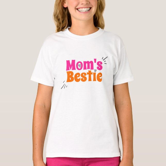Mama Bestie T - Shirt für Mädchen | DP7 (Vorderseite)