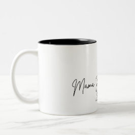 Mama betet zuerst Christliche Mama-Kaffeetasse Zweifarbige Tasse