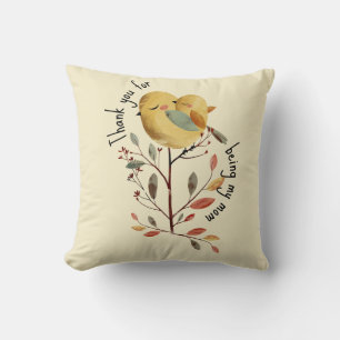 Mama Bird Illustration Mother Day Kissen