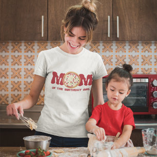 Mama Birthday Boy oder Girl Pizza Geburtstagsparty T-Shirt