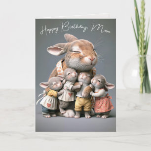 Mama Birthday Bunnies Karte