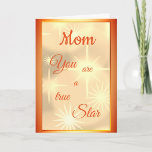 Mama Birthday Luxus modernes Design Karte