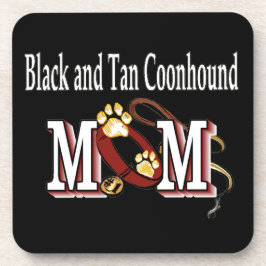 Mama "Black and Tan Coonhound Dog" Untersetzer