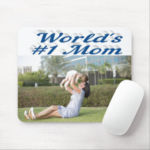 Mama Blaues Foto Mousepad