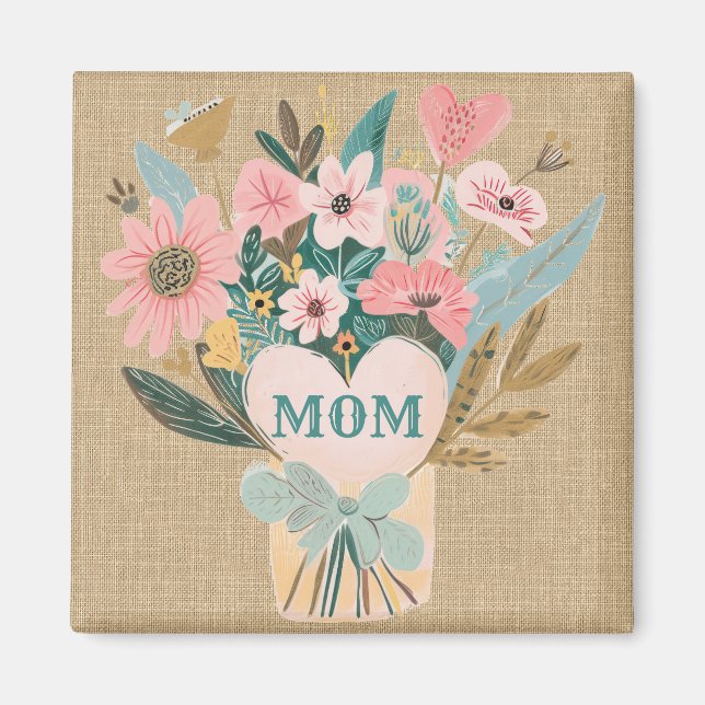 Mama Blume Bouquet Magnet (Vorne)