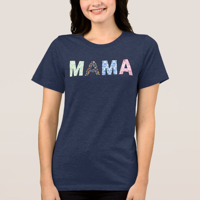MAMA Blume Cut-out-T - Shirt (Vorderseite)