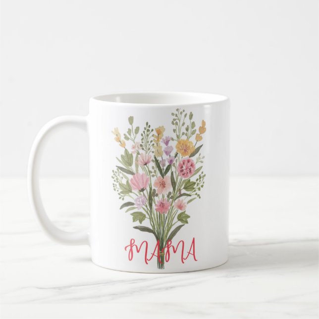 Mama-Blume Kaffeetasse (Links)