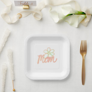 Mama Blume Kunst Pappteller