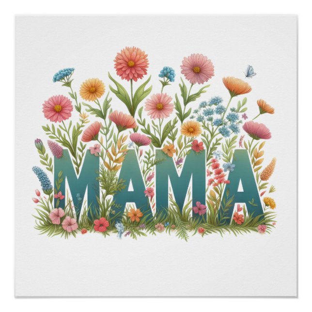 Mama-Blume Poster (Vorderseite)