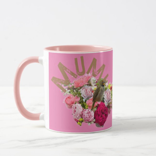 Mama! Blumen Tasse (Links)