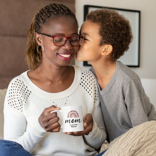 Mama Boho Regenbogen Kaffeetasse (Von Creator hochgeladen)