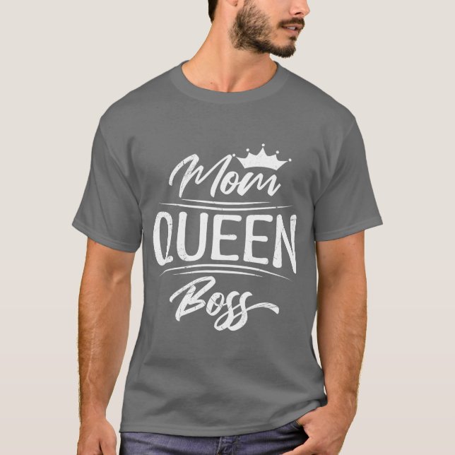 Mama Boss Mothers Day T-Shirt (Vorderseite)