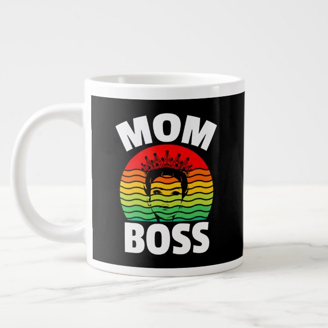 Mama Boss Muttertagsgeschenk-66620 Jumbo-Tasse (Links)