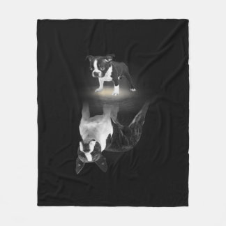 Mama Boston Terrier Dog Lover Geschenk Mutter Vate Fleecedecke