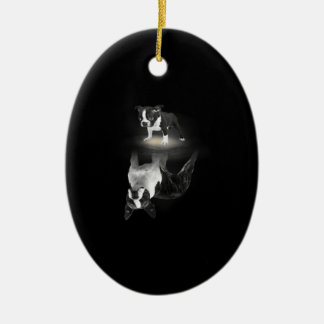 Mama Boston Terrier Dog Lover Geschenk Mutter Vate Keramik Ornament