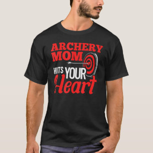 Mama Bow Arrow Game Mother Quote Arch Spread T-Shirt