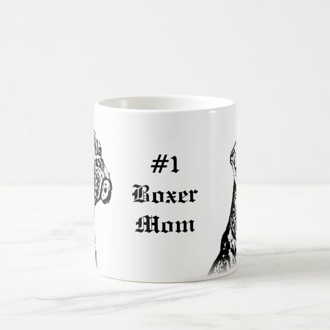 Mama-Boxer-Tasse des Boxer-#1 Tasse (Mittel)