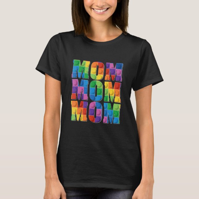 Mama Brick Builder blockt Master Builder Mother T-Shirt (Vorderseite)